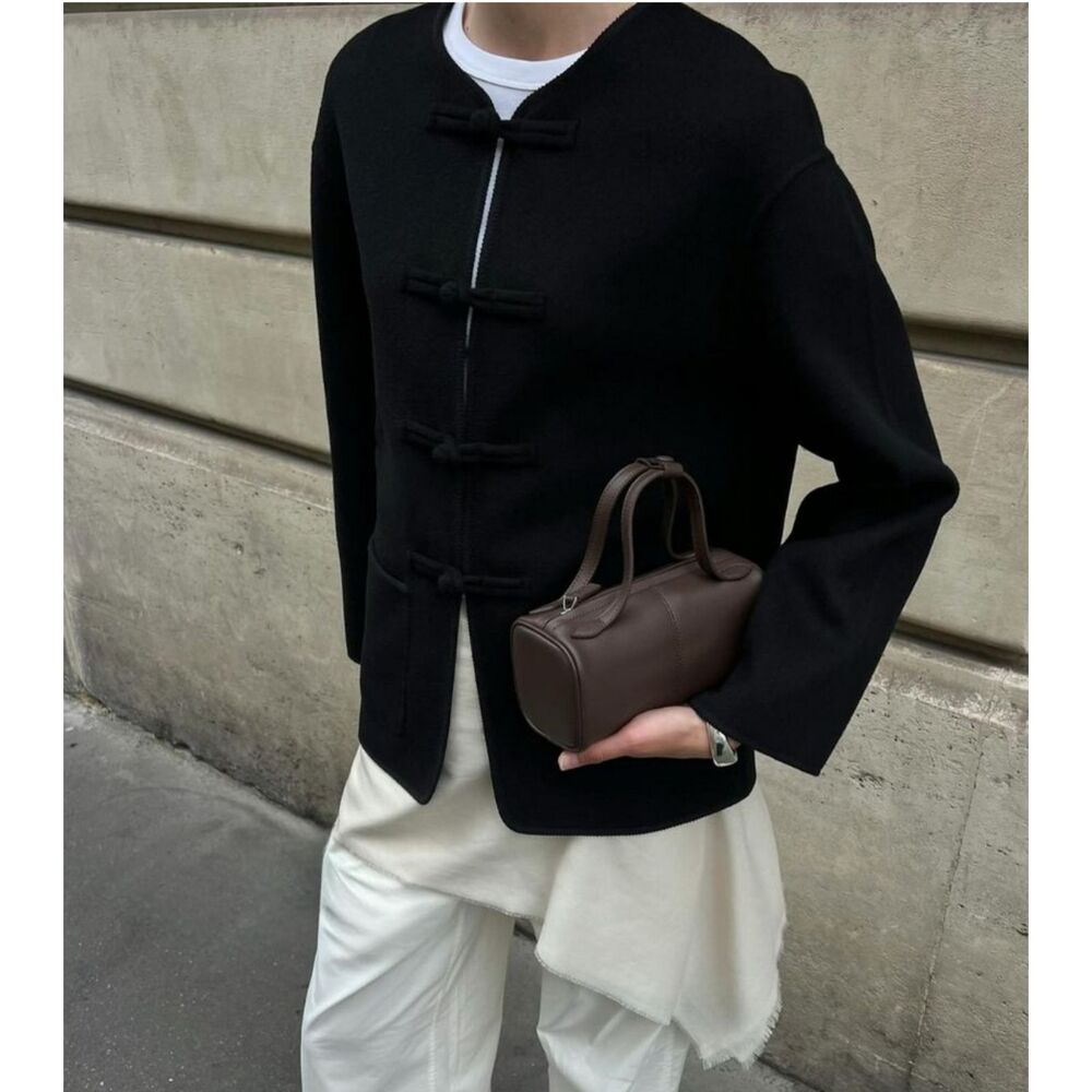 Rohe Double-Faced Wool Mandarin Jacket - image 7